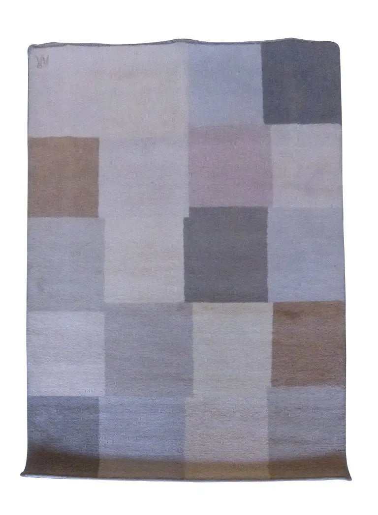 One Of The Kind Indian Hand-Knotted Gabbeh Rug 6'7" X 4"7"